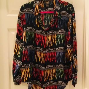 Beautiful Silk Corey B. Blouse!!